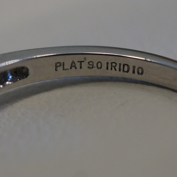 Platinum Genuine Ruby & Diamond Ring - Picture 5 of 6